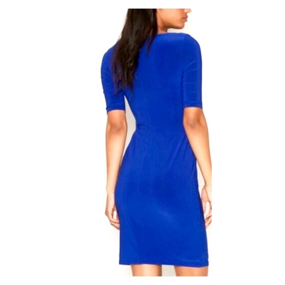 Lauren Ralph Lauren Cowl Neck Ruched Jersey Dress - Picture 2 of 12